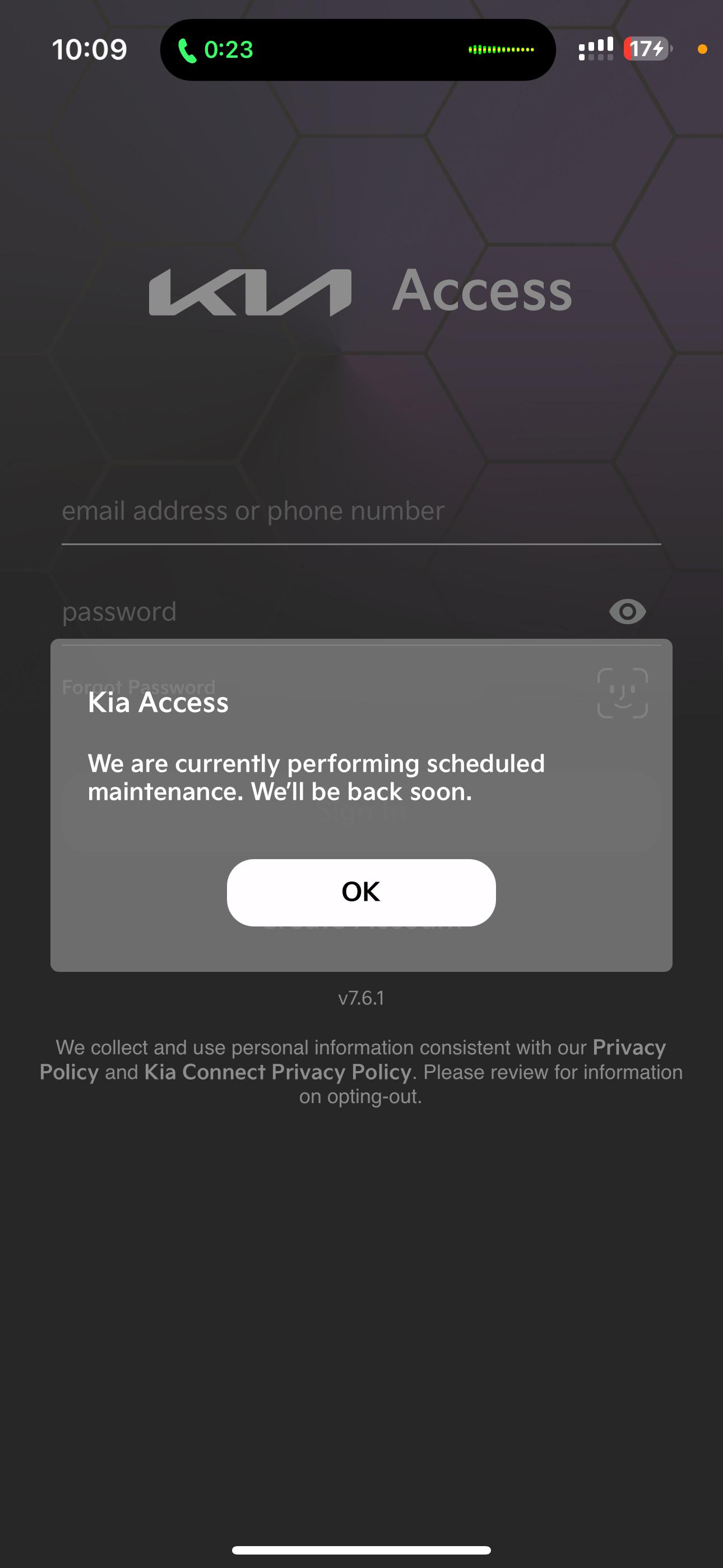 Wellthatsucks: My tire popped. I have roadside assistance, but the app is under maintenance. There's also a helpline, but the call center is closed.